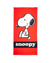 Snoopy  Beach Towel Sitting