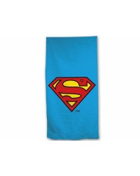 Superman Classic Symbol Light Blue Beach Towel