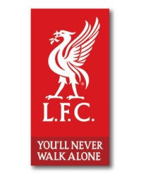 Liverpool Football Club LFC Beach Towel Microfibre 140cm x 70cm