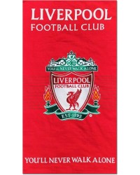 Liverpool FC Crest Beach Towel (Microfibre)