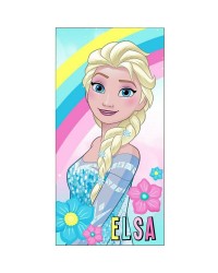 Disney Frozen Elsa with a rainbow  towel Beach Swimming Holiday 