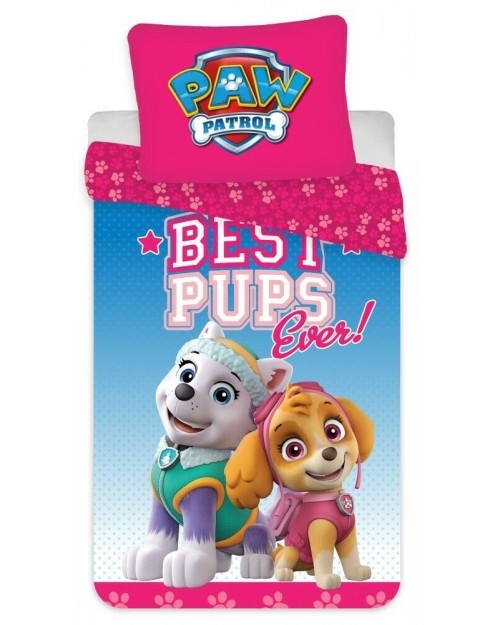 Paw Patrol best pups ever Toddler bedding Bed set Reversible Cover & Pillow case