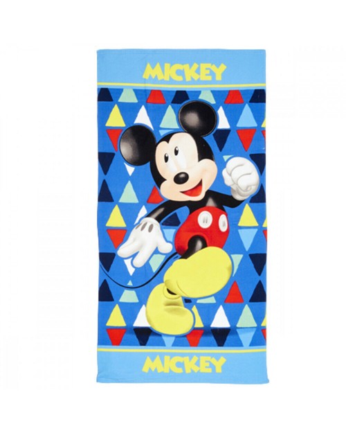 Mickey Mouse Beach Towel Swimming Holiday 140 x 70 Bath Towel microfibre (Tri)