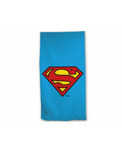 Superman Classic Symbol Light Blue towel Beach Swimming Comic Kids adults