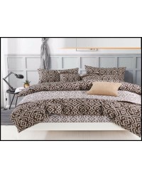 Brown Tribal style design Bedding Single duvet cover Pillow Case Bed set