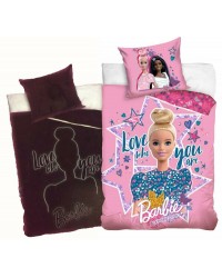 Barbie Glow in the dark Bedding Single Cover & Pillow Duvet Bed set 100%cotton