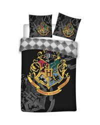 Harry Potter Black Hogwarts design Cover & Pillow Duvet cover Single set  63cm