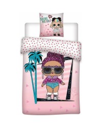 LOL Surprise Shine Bright Bedding Single Bed Set Duvet Cover & Pillow Pink