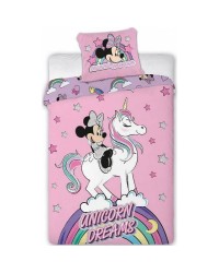 Minnie Mouse Unicorn Dreams Bedding Single Cover & Pillow Duvet cover bed set