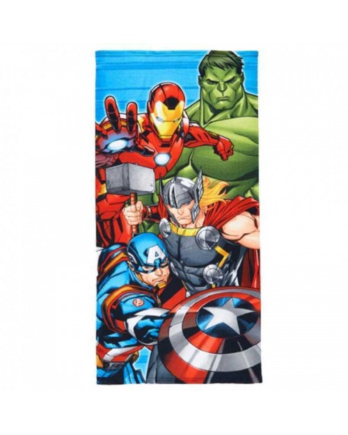 Avengers Marvel towel Beach Swimming Holiday Microfibre Fast Dry Blue Sky